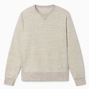 NWT JAMBY'S Salt + Pepper Chilluxe Crew All-New Heavyweight Recycled Fleece XS